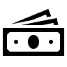 Dinheiro-com-preenchimento-sólido